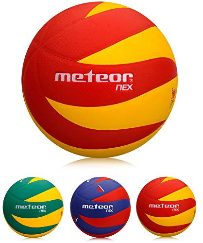 meteor® Volleybälle Größe fur Kinder Jugend und Damen ideal auf die Kinderhände abgestimmt idealer Volleybälle für Ausbildung weicher Volleyball mit griffiger Oberfläche