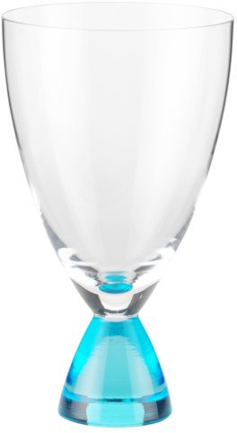 Alessi DIN-Don, Blu, Set di 6 calici da Vino (AM27/1 AZ)