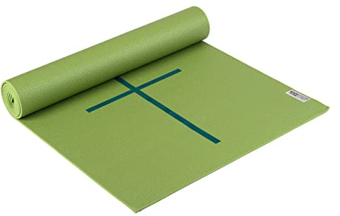 Yogamatte Yogimat® Plus - Alignment Kiwi Grün