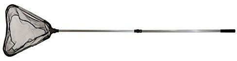 Söll 82200 Teichkescher, klappbar - zur Umsetzung von Fischen, ideal zur Entfernung von Laub, Teichlinsen, Algen, teleskopierbar (90-150 cm)