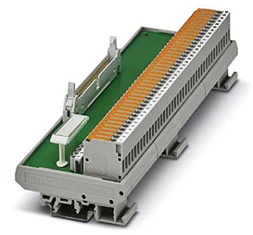 PHOENIX CONTACT FLKM 50/KDS3-MT/PPA/S7-300 VARIOFACE-Übergabemodul für Siemens SIMATIC S7-300, mit SIMATIC-spezifischer Beschriftung (1 - 40), Messertrennklemme und Prüfabgriff, Modulbreite 214 mm