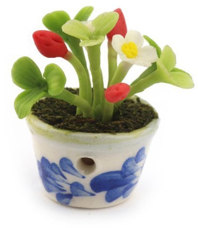 MyTinyWorld Dolls House Miniature Strawberry Plant