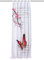 Home fashion 48516-831 Schlaufenschal Digitaldruck Butterfly, 245 x 120 cm, Seidenoptik, Fuchsia