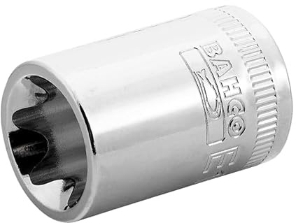 Bahco 7400TORX-E16 E16 Torx Socket, Silver, 3/8-Inch