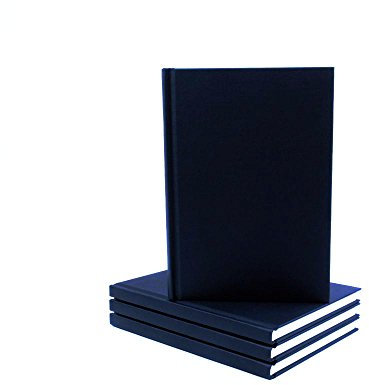 Seawhite Skizzenbuch, Schwarz, Stoff-Einband, 140 g/m², Hochformat A5