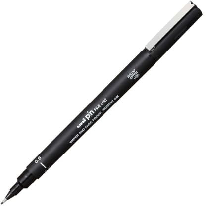 uni-ball 06200 N Faserschreiber, schwarz