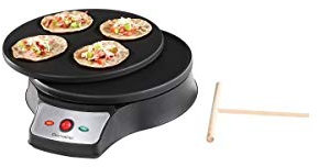 LIVOO DOC143 Mini Kitchen Crêpière 2 en 1 Noir