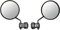 2x Vespa Lambretta NSU Mirror Leg Left & Right - Chrome - V50 PX PK