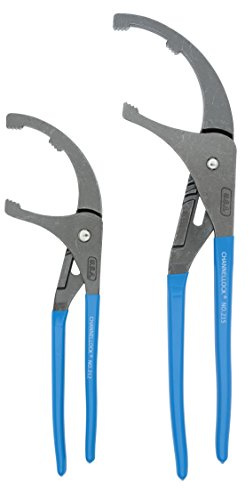 Channellock OF-1 2-Piece Oil Filer/PVC Plier Gift Set: 12-Inch and 15-Inch, Matte/Unpolished