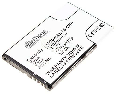 cellePhone Akku Li-Ion kompatibel mit Motorola PRO/DEFY / MB520 Kobe / MB525 Bravo (Ersatz für BF5X)