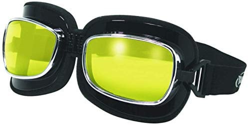 Global Vision Eyewear Retro Joe Schutzbrille mit Spring Haken Tasche, gelb