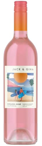 Jack And Gina Zinfandel Rose 75cl