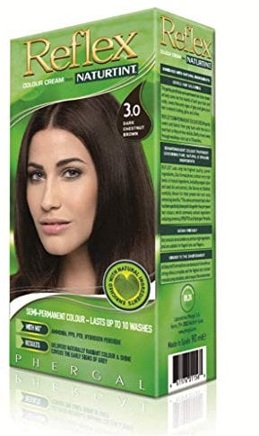 Naturtint | Non Permanent Reflex - 3.0 Dark Chestnut Brown | 2 X 90Ml