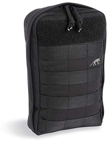 Tasmanian Tiger TT Tac Pouch 7 Universelle Rucksack Zusatz-Tasche Molle-Kompatibel 24 x 15 x 5,5 cm, Black