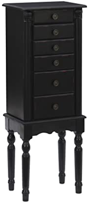 Powell Ebenholz Schmuck Kleiderschrank
