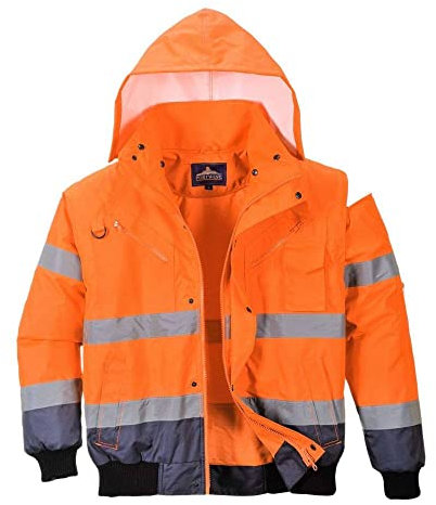 PORTWEST 3in1 Bomber Jacket 3:2 - Color: OrNa - Talla: Large