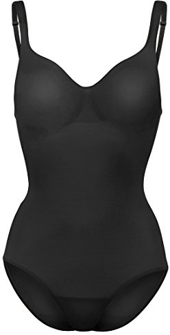 Wolford - Mat De Luxe - Formender Body, Größe L (B-Cup), Farbe Black