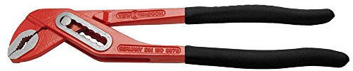 VBW 966032 Wasserpumpe Zange 302mm, lackiert / poliert , rot / schwarz