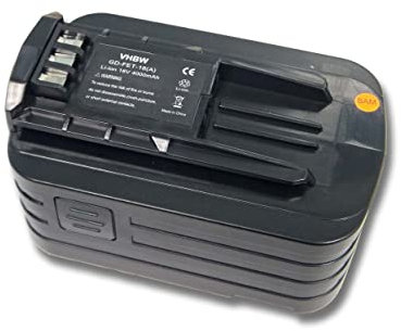 vhbw Akku kompatibel mit Festo Festool C 18 Li 3.1-Compact, C 18 Li-Basic, C 18 Li 5.2-Plus Werkzeug (4000 mAh, Li-Ion, 18 V)