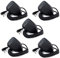Retevis Funkgerät Lautsprecher Handmikrofon 2-poliges Lautsprechermikrofon Kompatibel mit Baofeng UV-5R eSynic Proster Nestling RT24 RT27 RT617 RB629 BF-88E BF-888S Tyhbelle Kenwood (5 PCS)