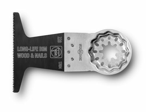 FEIN E-Cut Long-Life-Sägeblatt, Ve. 1 St., Breite 20 mm, Länge 34 mm, Aufnahme Starlock, Bi-Metall mit geschränkter Holzverzahnung