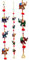 Door Hanging Decorative Seven Hand Painted Elephant Stringed Together with beads and Brass Bell