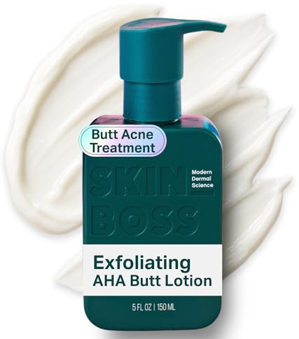SKINBOSS Butt Acne Clearing Treatment, Butt & Body Acne Lotion 5oz, 1 Pack