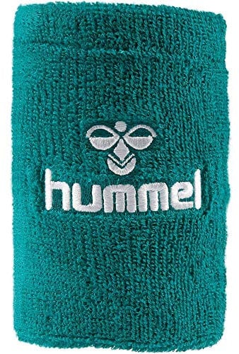 Hummel Schweißband Old School Big Wristband, Farbe:Sports Green/White