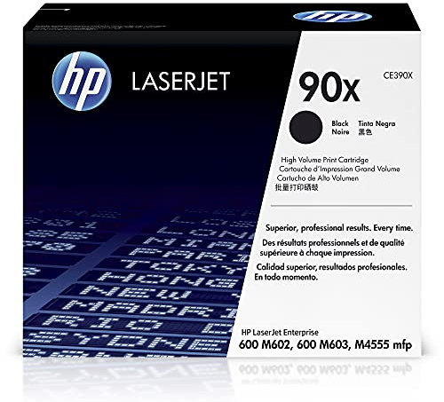 HP 90X (CE390X) Schwarz Original Toner mit hoher Reichweite, XXL