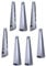 7x Regenbogenkristall Icicle/Eiszapfen 63mm Crystal 30% PbO~ Feng Shui Lampen Kronleuchter