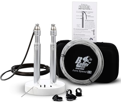 Buddy Lee Aero Speed Jump Rope - Silver