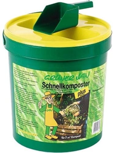 Grüner Jan Schnellkomposter 6kg mit Schaufel Bodenhilfsstoff Gartenkomposter Komposter