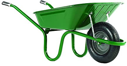 Haemmerlin 1041G Original Green 90 L Wheelbarrow with Pneumatic Tyre