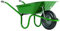 Haemmerlin 1041G Original Green 90 L Wheelbarrow with Pneumatic Tyre