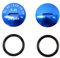 SET Verschlußschraube - Alu blau mit O-Ringen S51, S53, S70, SR50, SR80, KR51/2