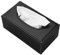 KINGFOM Porta fazzoletti in Pelle, 25 x 14 x 9.5CM,Nero