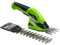 Earthwise Cordless Rechargeable 2-in-1 Shrub Shear and Hedge Trimmer Combo