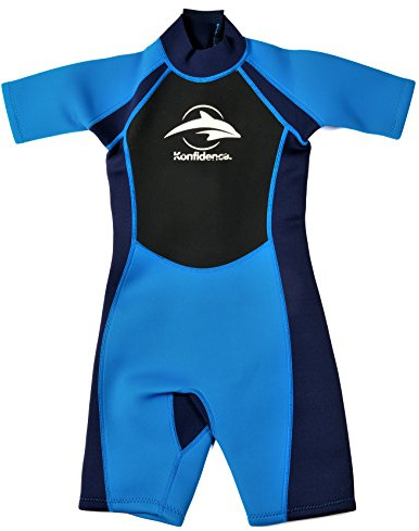 Konfidence Shortie Wetsuit, blau, Gr. M 7-8 Jahre