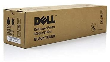 Dell Tonerkassette mit Standard-Kapazität 4.000 Seiten für Dell 3000cn/3100cn Laserdrucker Schwarz