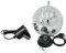 EUROLITE Spiegelkugelset 20cm mit LED Spot | Set bestehend aus Motor, Spiegelkugel, Kette und Pinspot