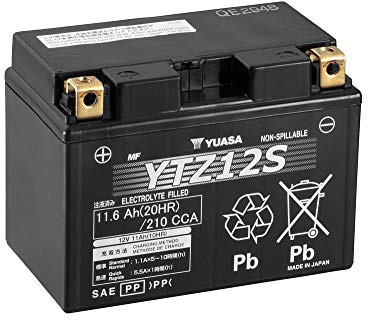 BATTERIA MOTO YUASA YTZ12S // 12V 11Ah