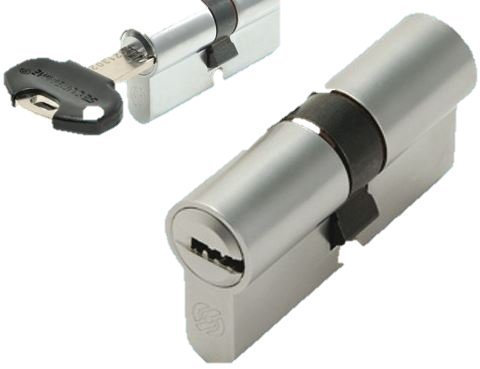 Promotion & Beyond Zylinder Schloss K2 3200 CCS mm. 30-40, Nickel, Keypad, Pin Tumbler, Gebäude (Wohnung, Büro)