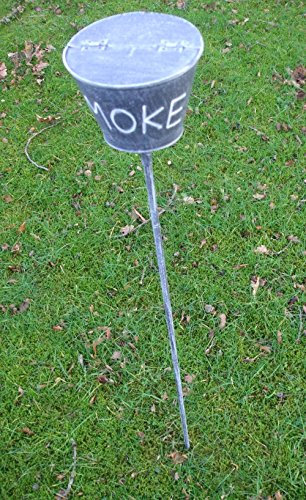 Praktischer, dekorativer Gartenstab, Ascher, Aschenbecher, Raucher