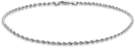 Carissima - Bracelet cordon - Or blanc 9 cts - 25.40 cm - 5.26.2215