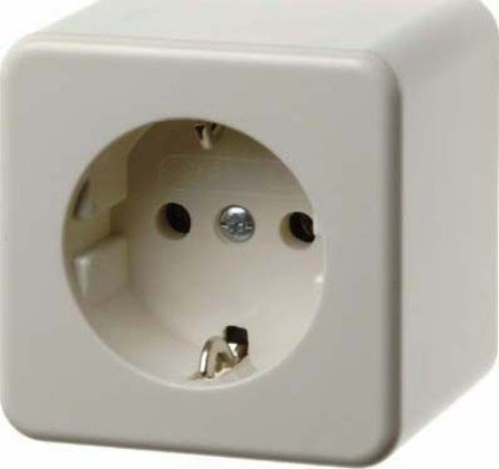 Berker Schuko-Steckdose ws/gl 470040 AP AUFPUTZ Steckdose 4011334187646