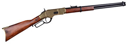 Denix 1866 Lever-Action Repeating Replica Gun (Brass) - Non-Firing Replica