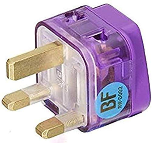 Travel Ready Hochwertiger AC Power Adapter Stecker für UK United Kingdom England Irland Schottland Malaysia Hong Kong/mit Dual Plug-indual Plug-in und Überspannungsschutz, geerdet