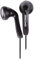 Koss Stealth In-Ear Stereo Kopfhörer Ohrhörer Kompatibel mit iOS und Android Smartphones, Tablets und MP3-Geräten - Schwarz