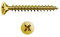 Spax Yellox Coated Wood Screws (Box Of 200) (4 x 35mm) (Yellow)