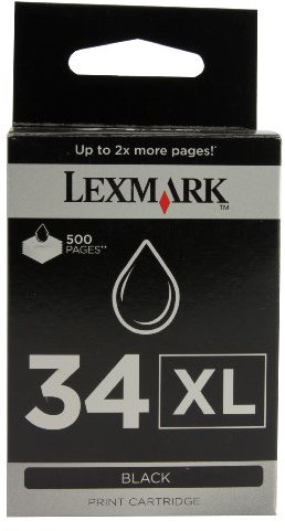 Lexmark Tintenpatrone 18C0034 Nr.34XL, schwarz